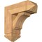 Ekena Millwork Imperial Arts and Crafts Smooth Bracket w/ Offset Brace, Western Red Cedar, 7 1/2"W x 20"D x 20"H BKT0806X20X20IMP03SWR - alternate 1